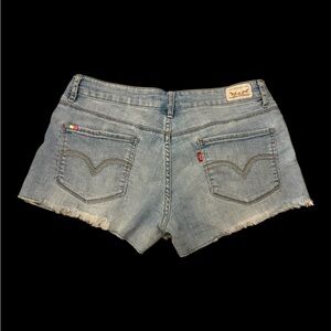 Levi's Women's Faded Blue Jean Shorts